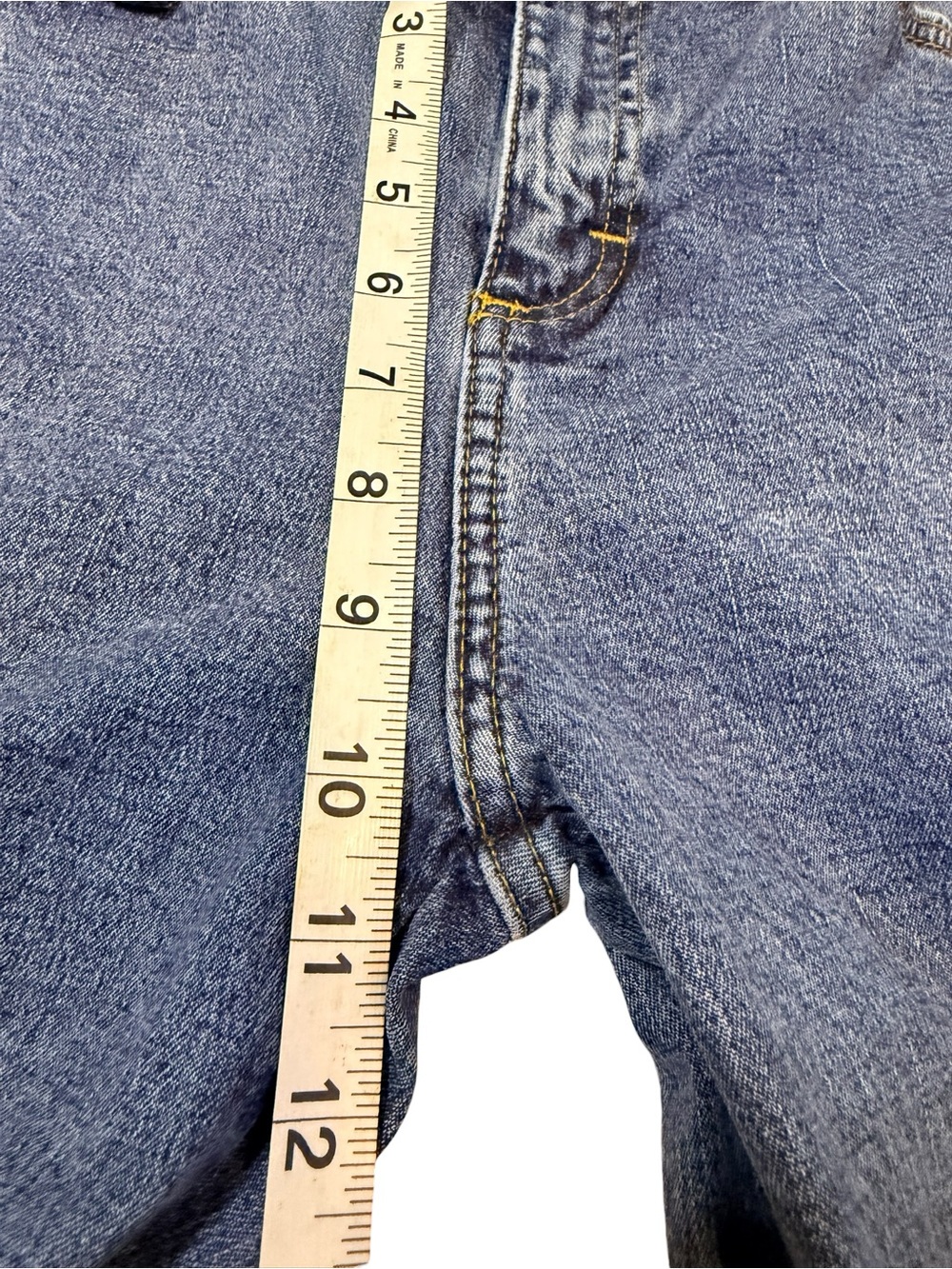 Wrangler Vintage Straight Leg Jeans High Rise Medium Wash Size 5/6 x 30 - Picture 9 of 12